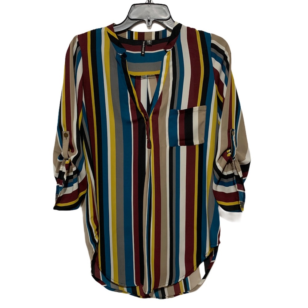 HearSoul top blouse multicolor Size M 3/4 sleeve